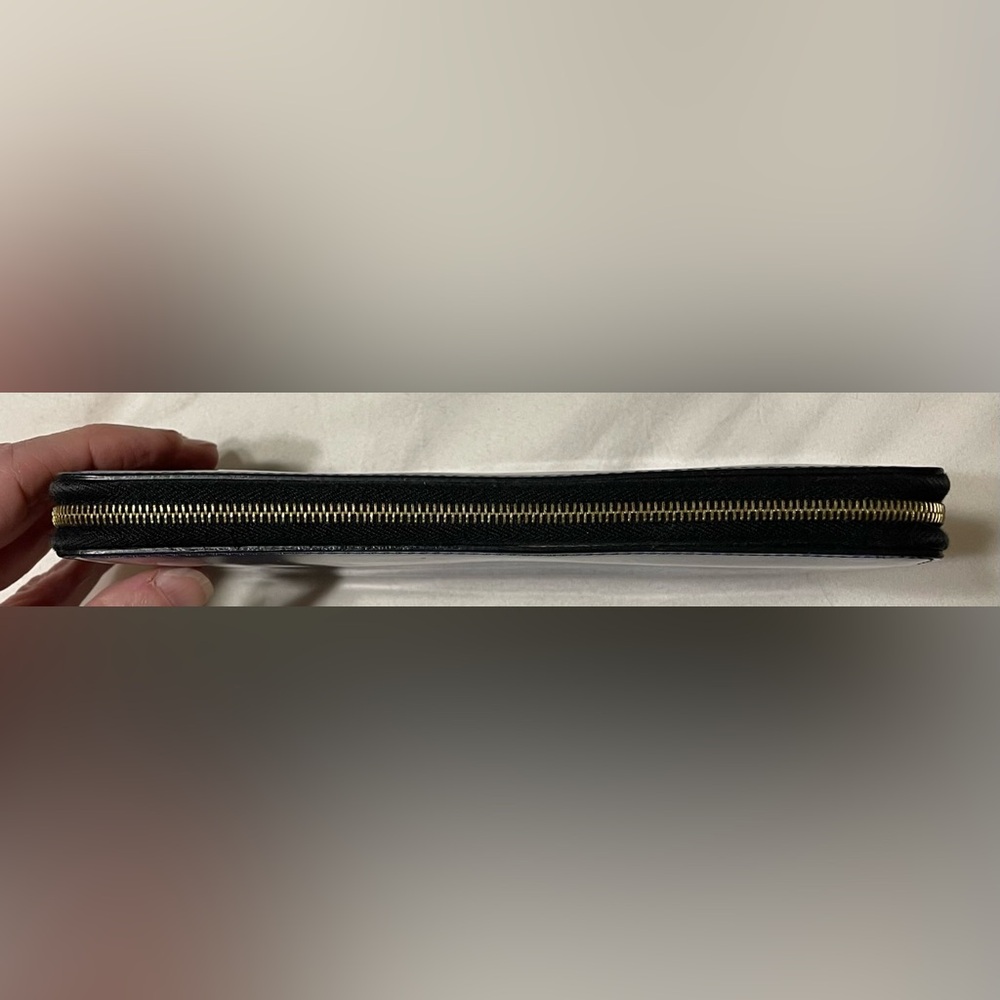 Céline Authentic Vintage Blue Zipper Long Wallet - Picture 6 of 16